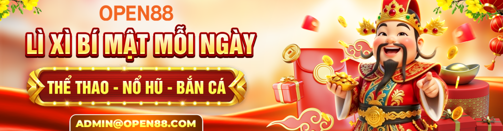 Lì xì bí mật OPEN88g Banner