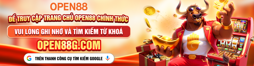 Truy cập trang chủ OPEN88 chính thức Banner
